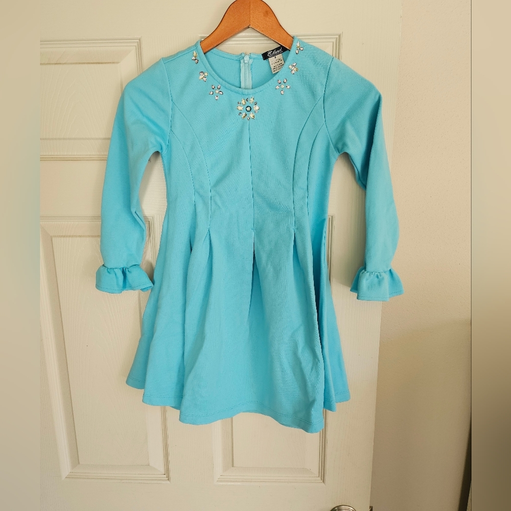 E. Land 8 American Classic Wear Dress Blue Excellent Used Condition